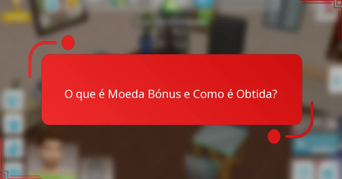 O que é Moeda Bónus e Como é Obtida?